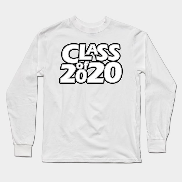 Grad Class of 2020 Long Sleeve T-Shirt by gkillerb